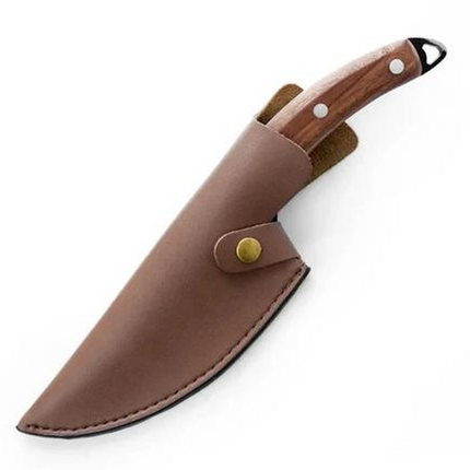 Chef Knife, Japanese Kitchen Knife with Cherry Wood Handle