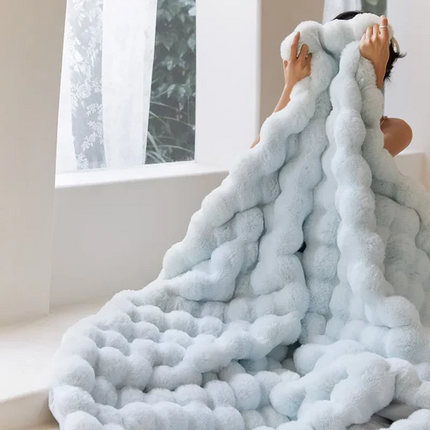 Throw Blankets for Couch, Soft Faux Fur Blanket for Sofa and Living Room – image 5