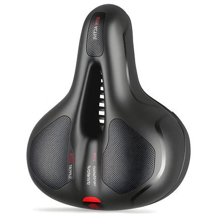 Comfort Bike Saddle, Cloud Saddle Shock Absorbing Bicycle Seat with Luminous Strip, Mountain Bike Saddle Cushioning
