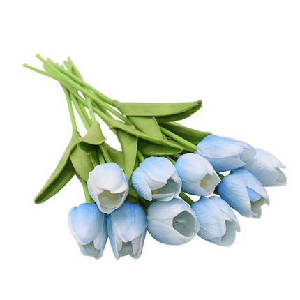 Artificial Tulip Flowers 10 Pack, Fake Flowers for Vase, Artificial Flowers Faux Tulips for Tulip – image 19