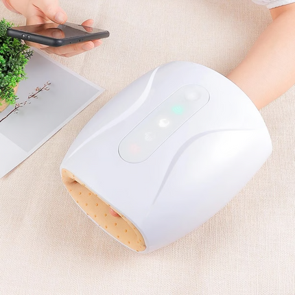 Hand Massager with Heat, Cordless Rechargeable Palm Massager
