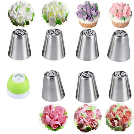 Russian Piping Tips for Cake Decorating, full set