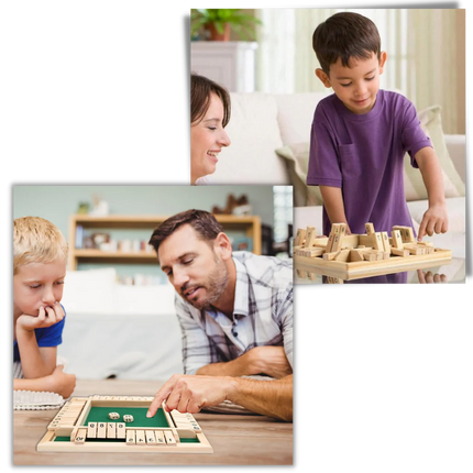 Dice Games, Wooden Tabletop Games for 2 to 4 Players – image 5