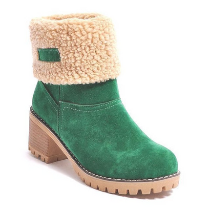 Snow Boots for Women, Waterproof Winter Boots with Block Heel – image 4