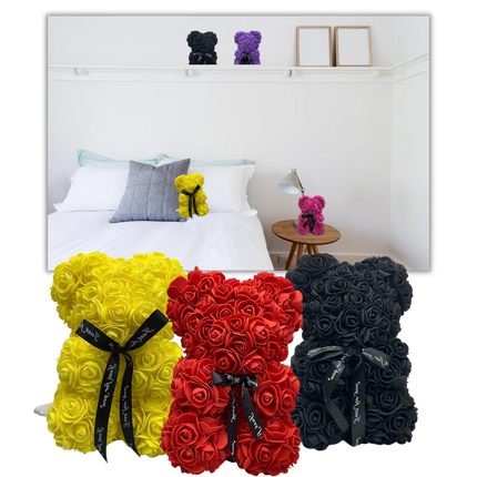 Teddy Bear Made of Roses, Mothers Day Gift for Wife and Girlfriend – image 15