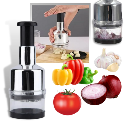 Vegetable Chopper Handheld, Garlic Chopper for Onion and Herbs