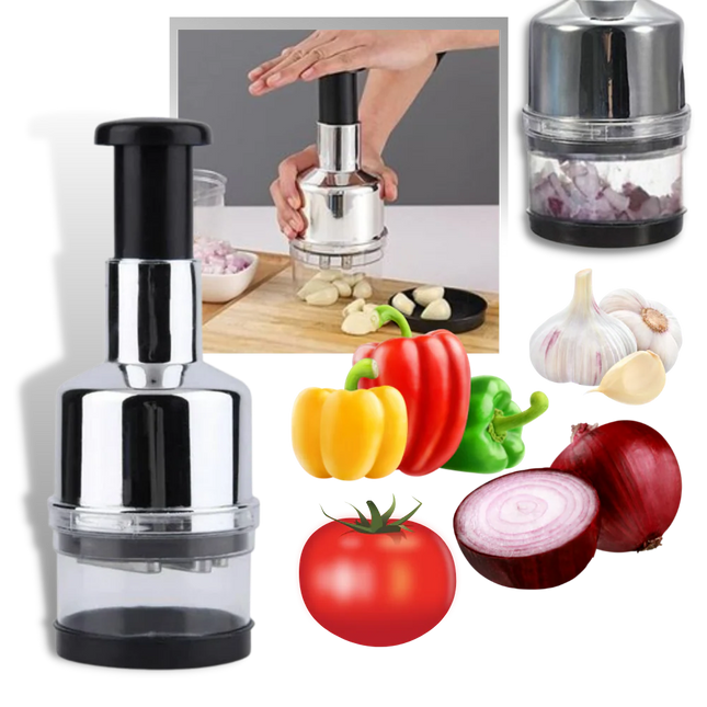 Vegetable Chopper Handheld, Garlic Chopper for Onion and Herbs