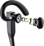 Tuzwa Bluetooth 5.1 Headset with Dual Mic – Wireless Noise Cancelling Earpiece with 25H Talk Time for Calls, Work & Driving