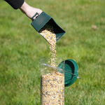 Tuzwa Squirrel-Proof Bird Feeder – Durable All-Weather Outdoor Wild Bird Feeder with Easy-Clean Tray