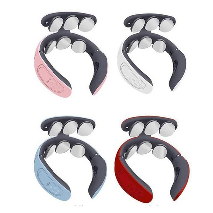 Neck Massager with Pulse, Cordless Neck Massager with 4 Modes and 15 Levels