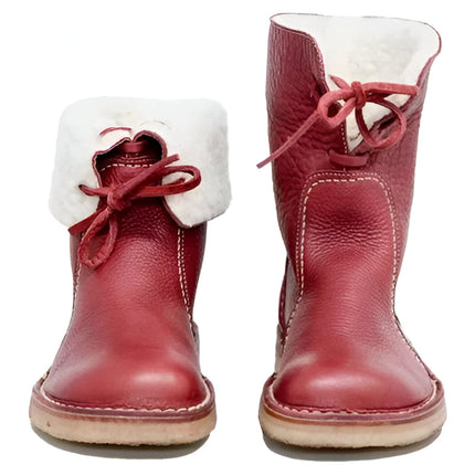 Waterproof Boots, Lace Up Ankle Boots for Cold Weather with Wide Toe Box – image 5