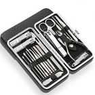Stainless Steel Manicure Set Nail Clipper Kit 19 in 1, Pedicure Kit with Toenail Clippers and Ingrown Toenail Trimmer