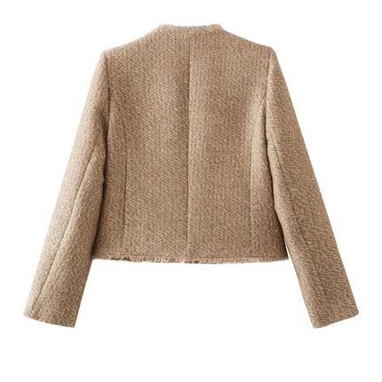 Versatile Elegant Jacket for Women, Lightweight Polyester Layer for Casual and Formal Wear, All Season Outerwear in Sizes XS to L