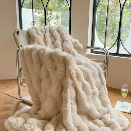 Throw Blankets for Couch, Fluffy Queen Size Blanket for Bed
