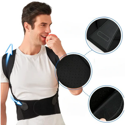 Posture Corrector Under Clothes, Back Brace for Neck and Back Pain – image 4