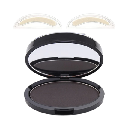Eyebrow Stamp Kit with Powder and Sponge, Waterproof Eyebrow Stamp and Brow Stamp Kit in 3 Shades, Eyebrow Powder Kit