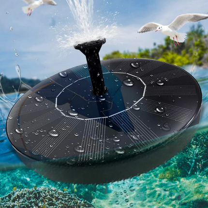 Bird Bath Fountain Pump, Solar Water Pump with 4 Nozzles
