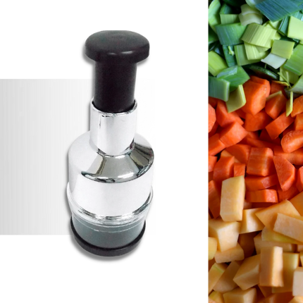 Vegetable Chopper Handheld, Portable Food Chopper with Layered Cup Design