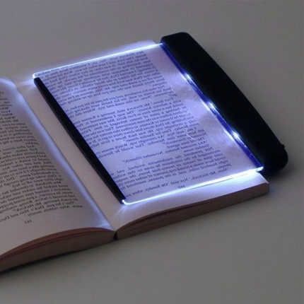 Book Light with Adjustable Brightness, LED Bedside Reading Light for Desks and Nightstands, Book Lamp with Bright Eyes