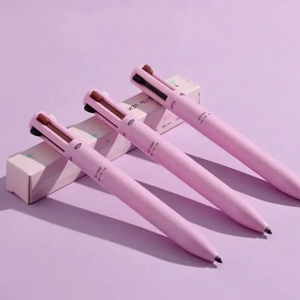 Waterproof Eye Pencil 4 in 1, Lip Liner Pencil, Waterproof Eyeliner, Eyebrow Pencil with Concealer and Highlighter