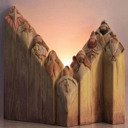 Nativity Set 9 Piece, Resin Nativity Statues – image 5