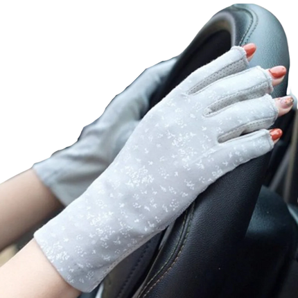 UV Protection Gloves for Women, Breathable Cotton Gloves for Touchscreens – image 7