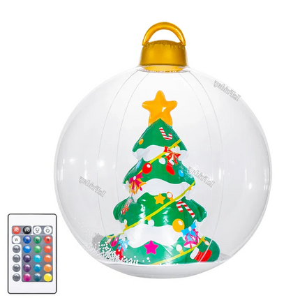 Inflatable Outdoor Christmas Ball with Lights, Christmas Inflatables – image 7