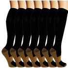 Compression Socks for Women and Men, Copper Compression Socks 7 Pairs, Pregnancy Compression Socks for Workout