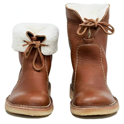 Waterproof Boots, Wool Lined Leather Winter Boots – image 6