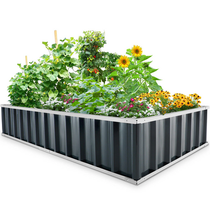 Raised Garden Beds Outdoor, Metal Raised Garden Bed for Vegetables