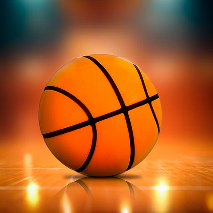PU Basketball, Indoor Basketball with Low Bounce Noise