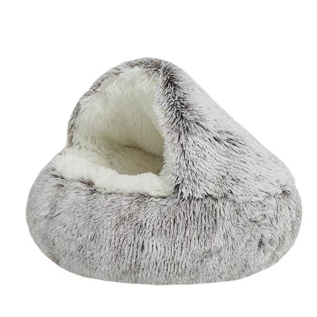 Dog Beds, Covered Cat Beds, Soft Washable Plush Pet Bed for Dogs and Cats