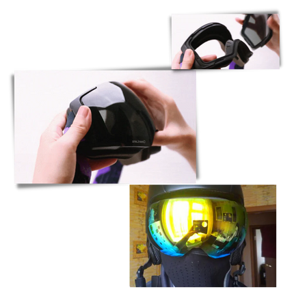 Ski Goggles with Magnetic Interchangeable Lens, Anti Fog Snowboard Goggles UV400 – image 18