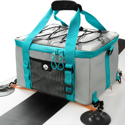 Insulated Cooler Bag for Paddleboard, Beach Cooler Bag for Kayaking and Boating, Water Resistant Deck Bag