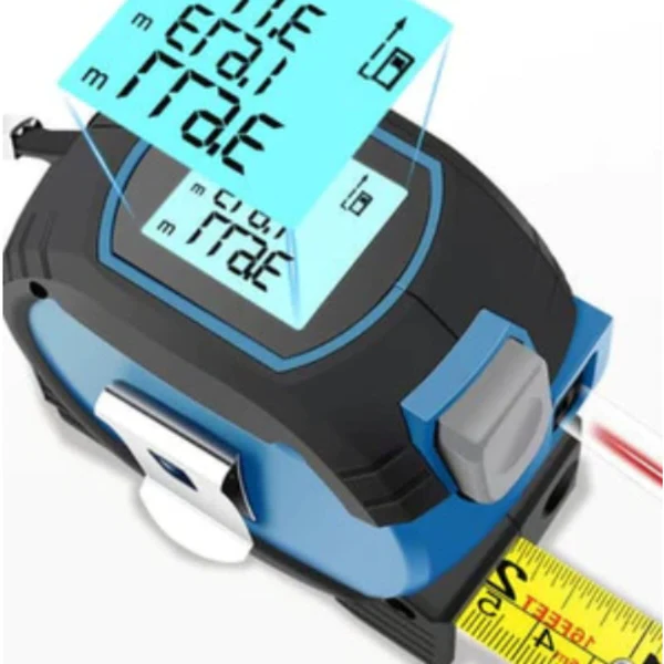 Laser Tape Measure, Digital Measuring Tape with Infrared Laser, Electronic Distance Meter, Laser Measuring Tool
