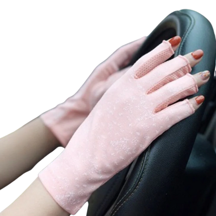 UV Protection Gloves for Women, Breathable Cotton Gloves for Touchscreens – image 9