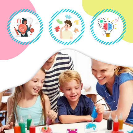 Magic Water Elf Kit for Kids, Water Gel Beads Craft Set with 6 Bottles – image 6