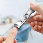 Nail Clippers for Thick Nails, Wide Jaw Heavy Duty Toenail Clippers with Catcher, Sharp Nail Cutter with Files and Case