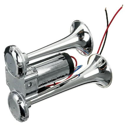 Train Horn for Trucks, Dual Trumpet 12V Electric Air Horn Kit – image 8