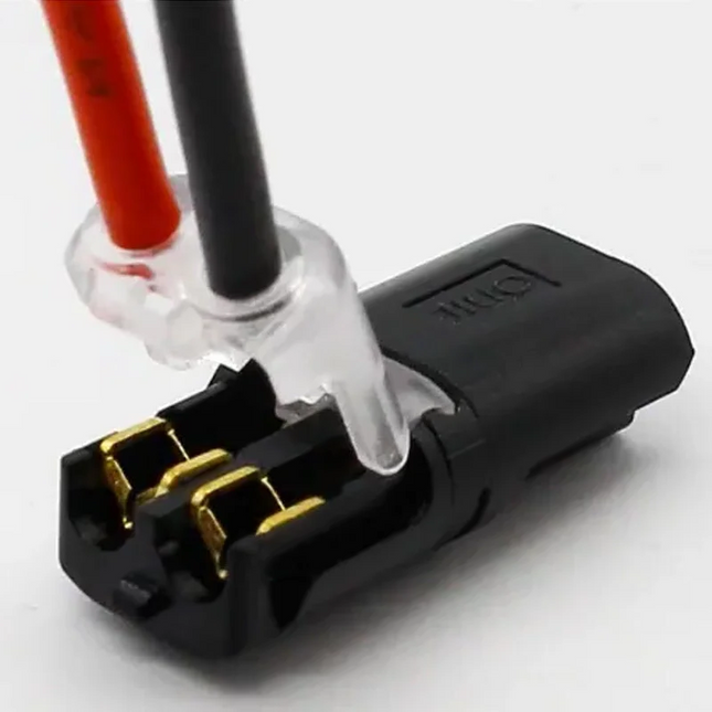 Push In Wire Connectors with Locking Buckle, Electrical Wire Connectors 100 Pack