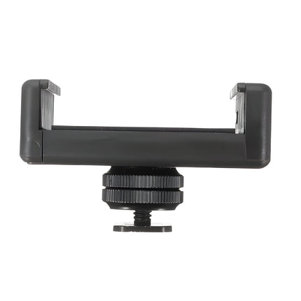 Phone Mount for DSLR Camera, Hot Shoe Phone Mount with Tilt Rotate Clip Holder – image 6