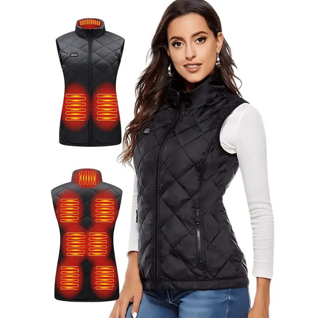 Heated Vest for Women, Rechargeable Heated Vest with USB Battery Power
