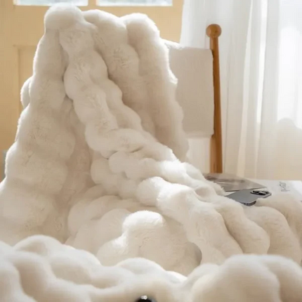Throw Blankets for Couch, Fluffy Queen Size Blanket for Bed – image 6