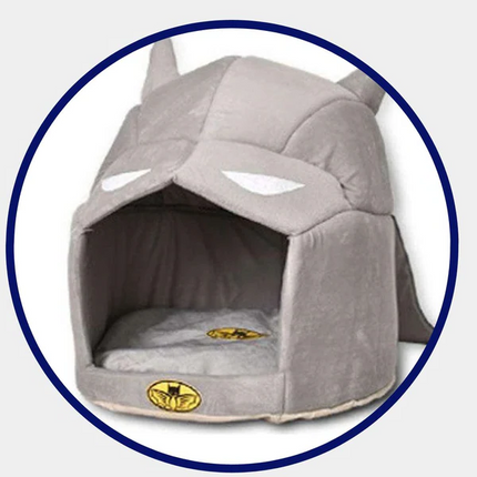 Dog Bed Cave with Bat Ears for Small Dogs, Cotton Filled Pet Bed