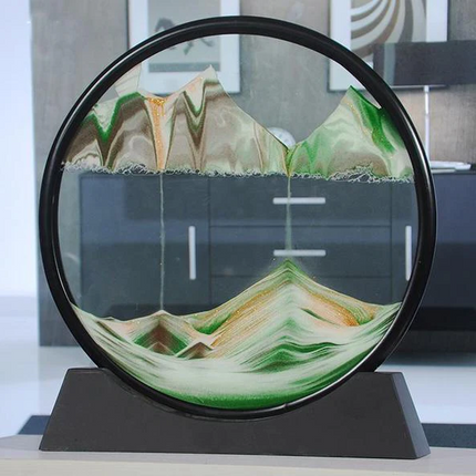 Moving Sand Art, Deep Sea Sandscape Art in Lead Free Glass – image 4