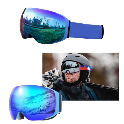 Ski Goggles with Magnetic Interchangeable Lens, Anti Fog Snowboard Goggles UV400 – image 20