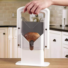 Bread Slicer and Bagel Slicer, Guillotine Bagel Cutter with Serrated Stainless Steel Blade, Bun Slicer for Muffins