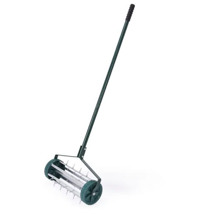 Manual Lawn Aerator, Heavy Duty Lawn Spike Aerator with Steel Tines – image 4