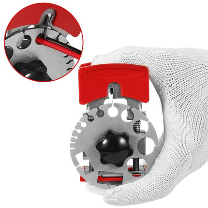 Wire Strippers and Copper Cable Stripper, Handheld Wire Stripper Tool with 10 Blades for Scrap Copper Wire – image 3