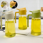 Olive Oil Dispenser, 2 in 1 Glass Spray Bottle for Cooking, Olive Oil Sprayer, Kitchen Gadgets for Oil and Vinegar